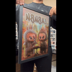 WILD WHIMSY 3D FRAME POSTER