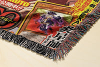 SCARS OF THE LEAF WOVEN BLANKET TAPESTRY