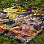 SCARS OF THE LEAF WOVEN BLANKET TAPESTRY
