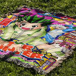 FRIENDS THROUGH FURY WOVEN BLANKET TAPESTRY