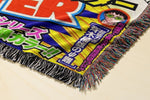 FRIENDS THROUGH FURY WOVEN BLANKET TAPESTRY