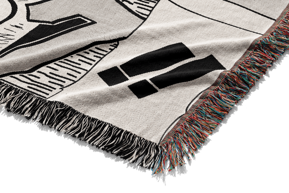 DESERT DEMON WOVEN BLANKET TAPESTRY - Image 2