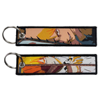 Chainsaw Man Embroidered Keychains