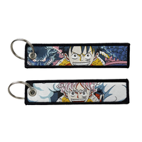 One Piece Embroidered Keychains