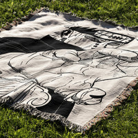 ALMIGHTY PUSH WOVEN BLANKET TAPESTRY