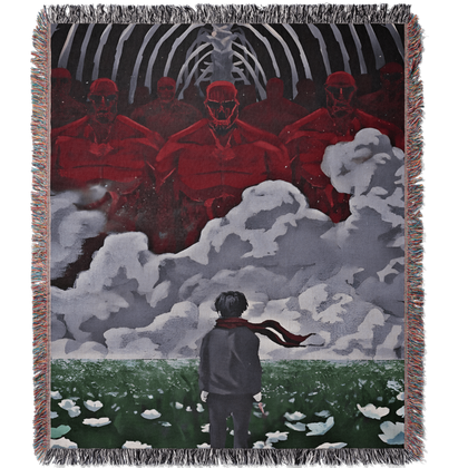 WALL TITANS WOVEN BLANKET TAPESTRY