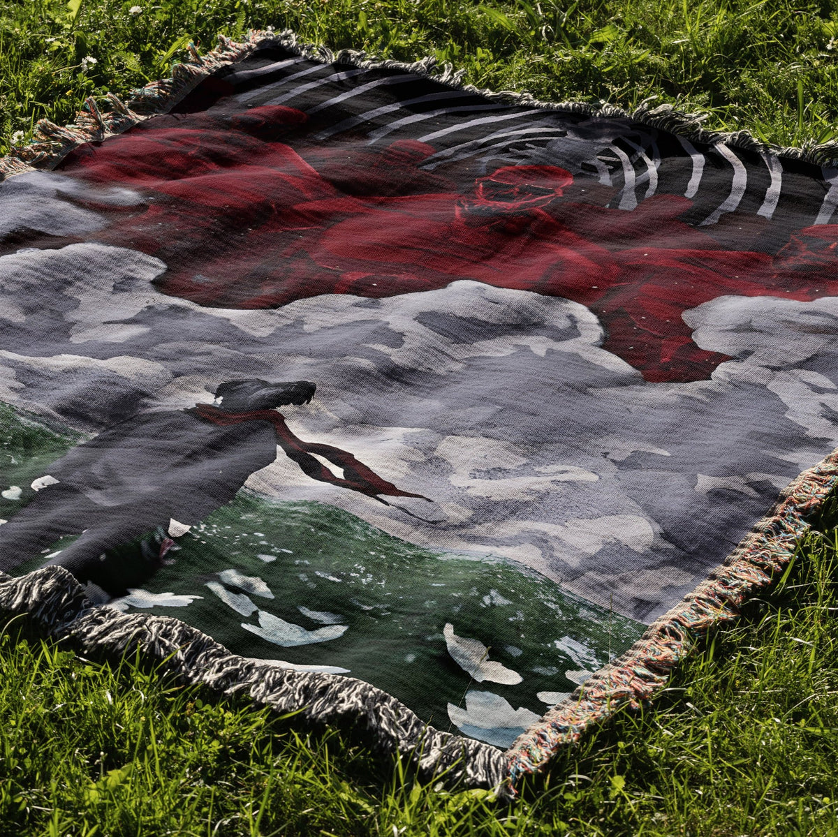 RUMBLING WOVEN BLANKET TAPESTRY - STAR KAGUNE
