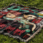 TWIN SCARS WOVEN BLANKET TAPESTRY