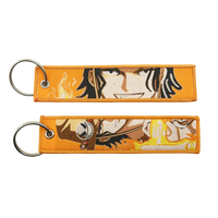 One Piece Embroidered Keychains