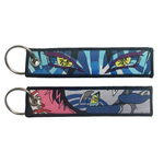 Demon Slayer Embroidered Keychains