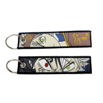 Black Clover Embroidered Keychains