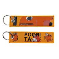 Chainsaw Man Embroidered Keychains