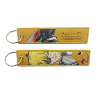 Chainsaw Man Embroidered Keychains