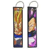 Dragon Ball Embroidered Keychains