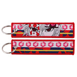 Demon Slayer Embroidered Keychains