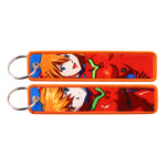 Neon Genesis Evangelion Embroidered Keychains