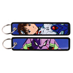 Neon Genesis Evangelion Embroidered Keychains