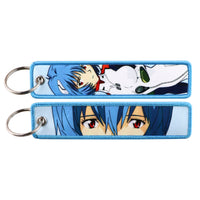 Neon Genesis Evangelion Embroidered Keychains