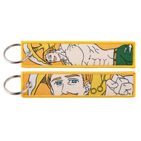 Seven Deadly Sins Embroidered Keychains