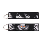 Death Note Embroidered Keychains