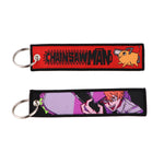 Chainsaw Man Embroidered Keychains