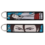 Bleach Embroidered Keychains