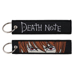 Death Note Embroidered Keychains