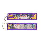JoJo's Bizarre Embroidered Keychains