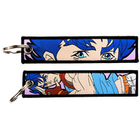 JoJo's Bizarre Embroidered Keychains
