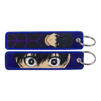 Blue Lock Embroidered Keychains