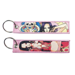 One Piece Embroidered Keychains