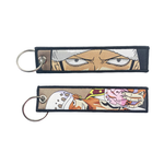 One Piece Embroidered Keychains