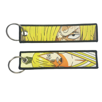 One Piece Embroidered Keychains