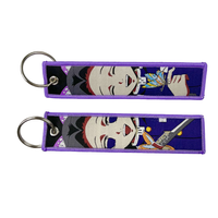 Demon Slayer Embroidered Keychains