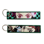 Demon Slayer Embroidered Keychains