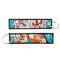 Demon Slayer Embroidered Keychains