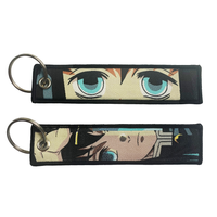 Demon Slayer Embroidered Keychains