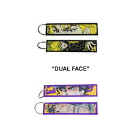 JoJo's Bizarre Embroidered Keychains