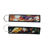 Demon Slayer Embroidered Keychains