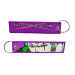One Piece Embroidered Keychains