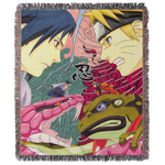 BROTHERS IN WAR WOVEN BLANKET TAPESTRY