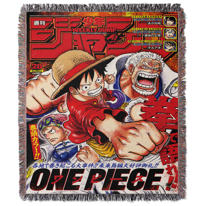 THE MARINE HERO WOVEN BLANKET TAPESTRY