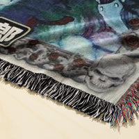 THRONE OF SACRIFICE WOVEN BLANKET TAPESTRY