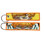 Demon Slayer Embroidered Keychains