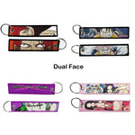 One Piece Embroidered Keychains