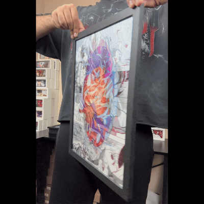 OVER 9000 3D FRAME POSTER - STAR KAGUNE