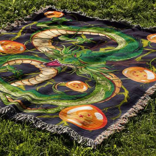 ETERNAL DRAGON WOVEN BLANKET TAPESTRY - Image 3