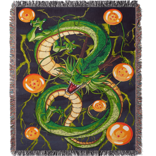 ETERNAL DRAGON WOVEN BLANKET TAPESTRY