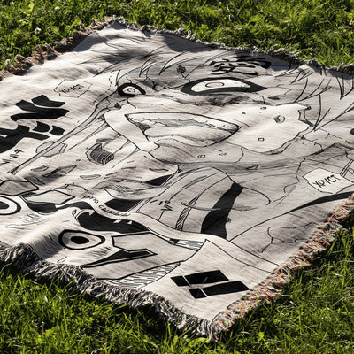DESERT DEMON WOVEN BLANKET TAPESTRY - Image 3