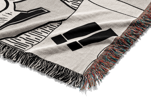 DESERT DEMON WOVEN BLANKET TAPESTRY - Image 2